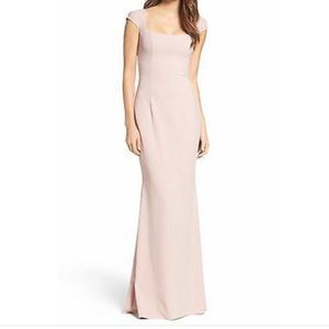 Katie May Georgia Crepe gown, floor length